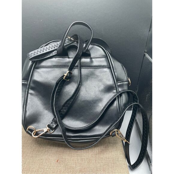 Little Minnie Mouse Bow Black Back Pack - Picture 3 of 8